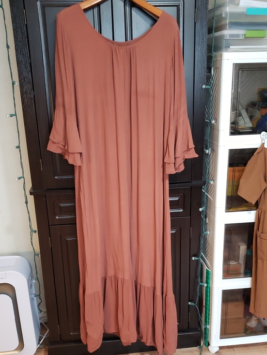 Christy Dawn Dresses & Skirts - RARE Christy Dawn Maxi Dress In "Mauve Taupe" Color, 2XL